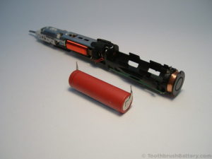 Philips-Sonicare-DiamondClean-HX9340-Toothbrush-original-battery-removed