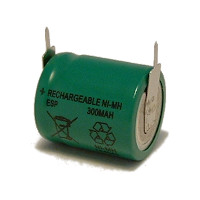 1/3AA size NiMH Battery with PCB pins
