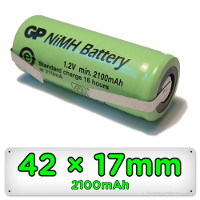 42mm x 17mm Replacement Toothbrush Battery