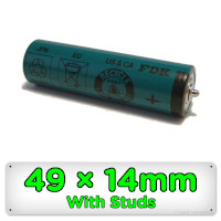 49mm x 14mm AA NiMH Replacement Shaver Battery With Studs/Pips/Nipples/Pins