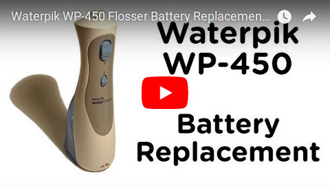 Waterpik WP-450 water flosser battery replacement