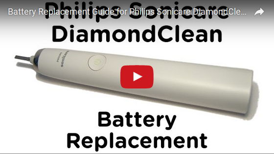 philips sonicare diamondclean battery replacement