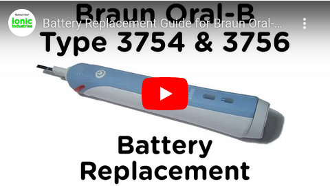 Oral B 3756 battery replacement