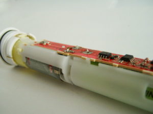 Vitality toothbrush pcb replaced