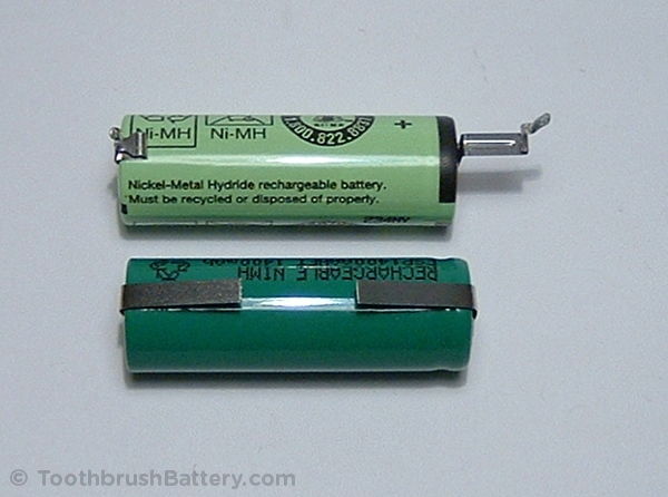 Kan beregnes sej Forestående Replace with Original Size Battery - ToothbrushBattery.com