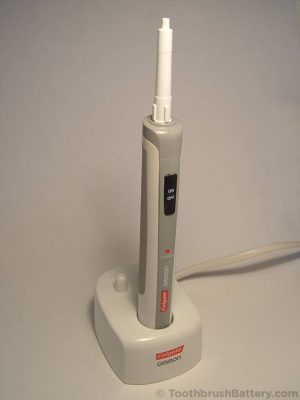 Repaired-Colgate-Omron-Toothbrush-on-Charger-C200