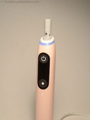 Charging-light-blue-Oral-B-io-series-io7-io8-io9-io10-toothbrush